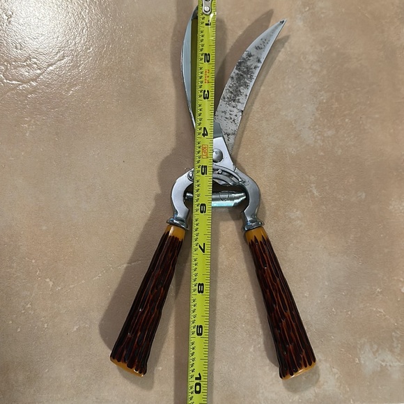 Vintage Italian Meat Poultry/Bone Shears Scissors With Security Lock - Picture 5 of 6